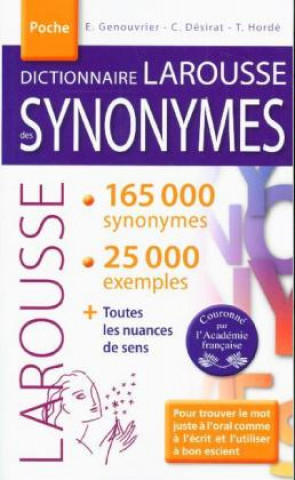 Carte Dictionnaire LAROUSSE des SYNONYMES poche Emile Genouvrier