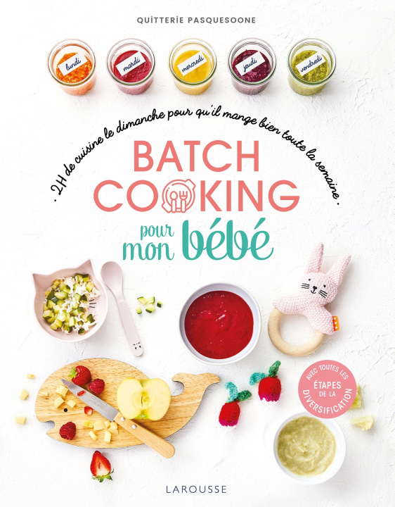 Buch Batch cooking pour mon bébé Quitterie Pasquesoone