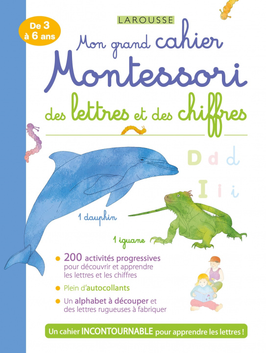 Книга Mon grand cahier MONTESSORI des lettres et des chiffres 