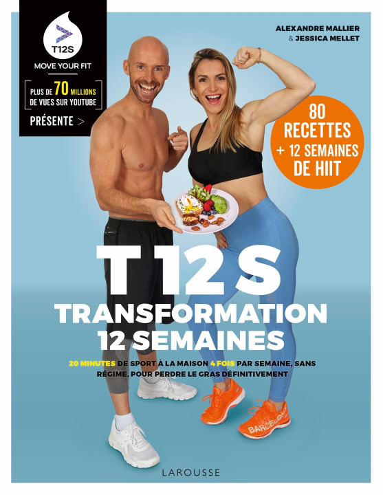 Kniha T12S - Transformation 12 semaines Jessica Mellet