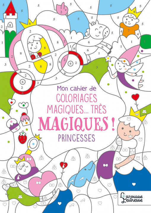 Könyv Coloriages magiques très magiques, Princesses 
