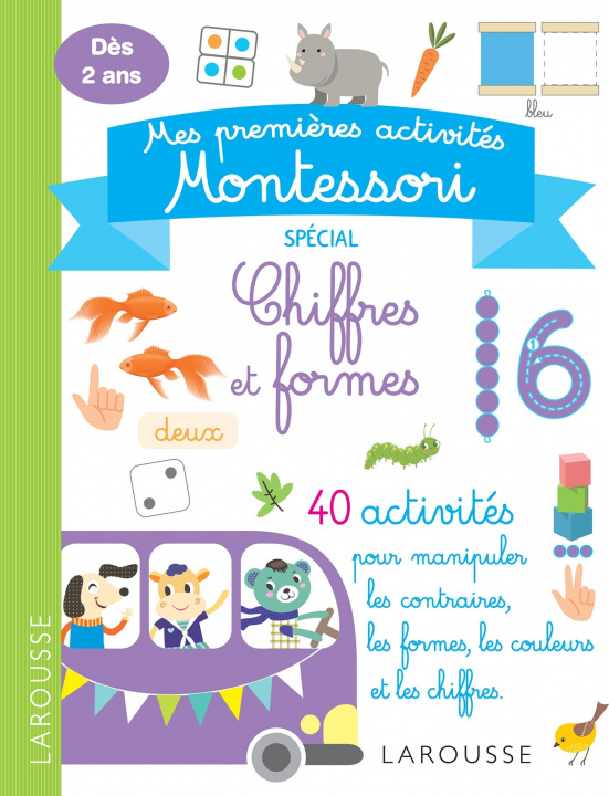 Carte Mes premières activités Montessori - Chiffres et formes 
