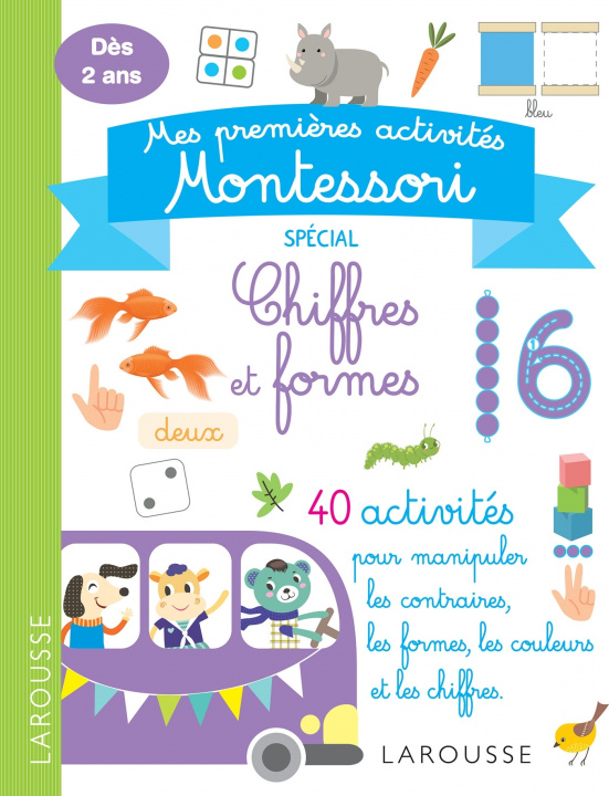 Book Mes premières activités Montessori - Chiffres et formes 