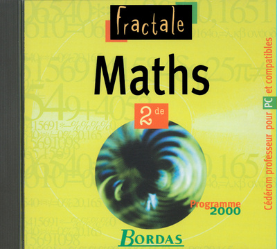 Digital CD-ROM FRACTALE MATHS 2DE 2000 René Bernard