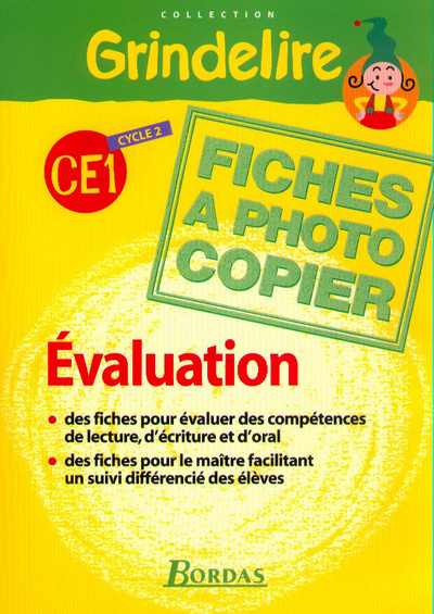 Kniha GRINDELIRE CE1 CYCLE 2 EVALUATION Marie-Pierre Attard-legrand