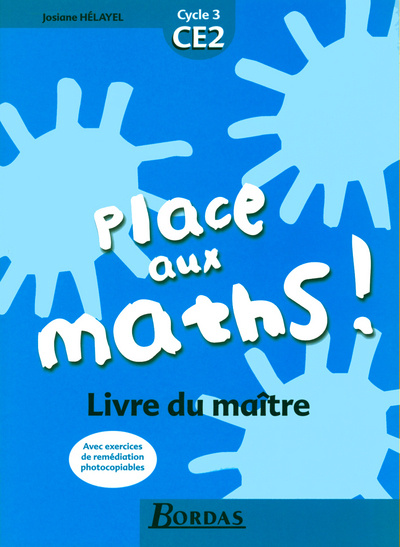 Carte PLACE AUX MATHS CE2 MAITRE Jean-Pierre Bouzy