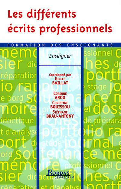 Knjiga DIFFERENTS ECRITS PROFESSIONNE Corinne Aroq