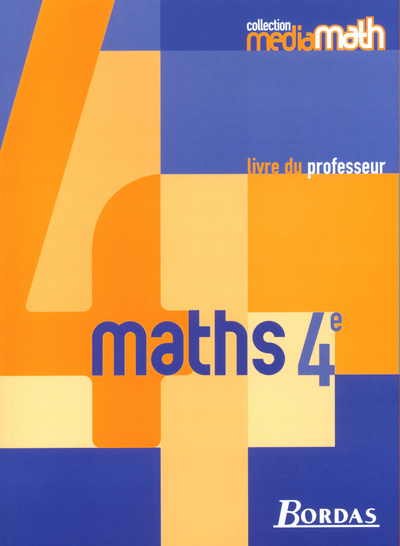 Book MATHS 4E PROF 2002 Daniel Barbéri