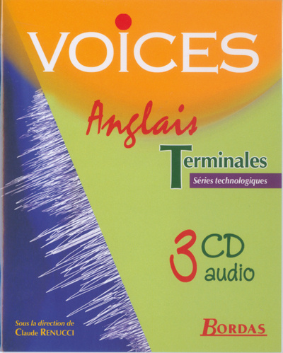 Knjiga VOICES TERMINALES SERIES TECHNOLOGIES 3CD AUDIO CLASSE 2003 Claude Renucci