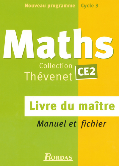 Книга MATHS CE2 LIVRE DU MAITRE 2004 Serge Thévenet
