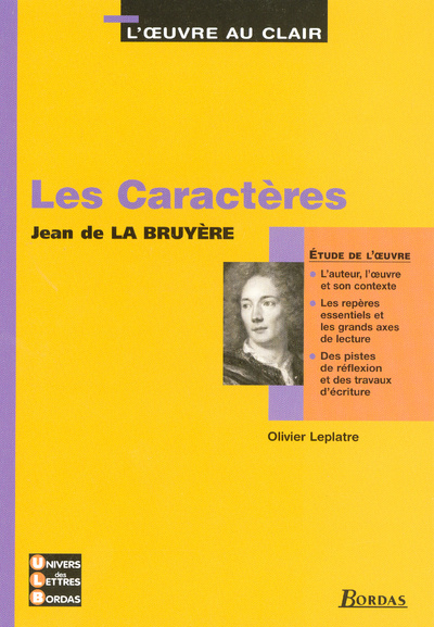 Buch CARACTERES Jean de La Bruyère