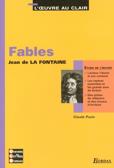 Knjiga ETUDE FABLES Jean de La Fontaine