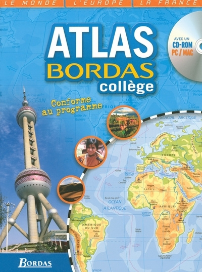 Kniha ATLAS BORDAS COLLEGE + CD Michel Mouton-Barrère