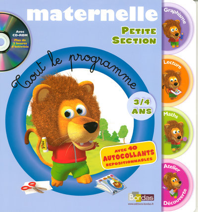 Libro TOUT LE PROGRAMME PETITE SECTION 3 4 ANS AVEC CD ROM Ginette Grandcoin-Joly