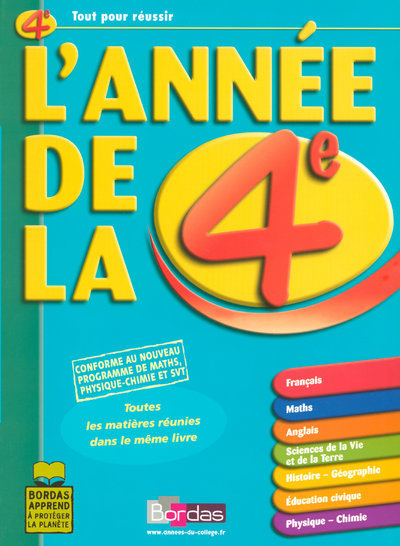 Knjiga ANNEE DE LA 4E 