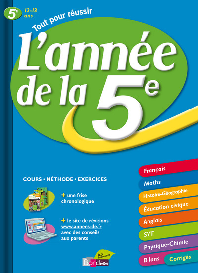 Kniha ANNEE DE LA 5E 