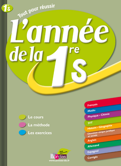 Libro ANNEE DE LA 1ERE S 