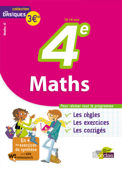 Book LES BASIQUES - MATHS 4E Jean-Luc Romet