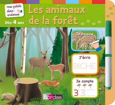 Knjiga MES PETITS DOCS-ARDOISES LES ANIMAUX DE LA FORET 