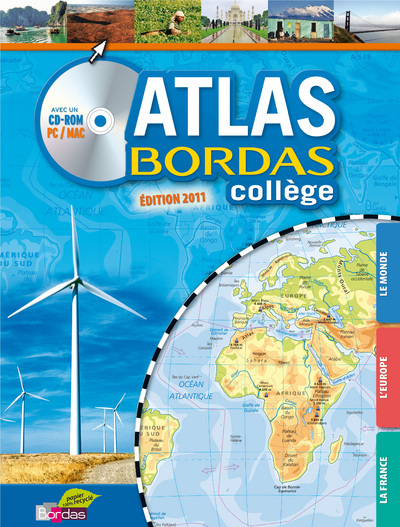Kniha ATLAS BORDAS COLLEGE + CD-ROM Michel Mouton-Barrère