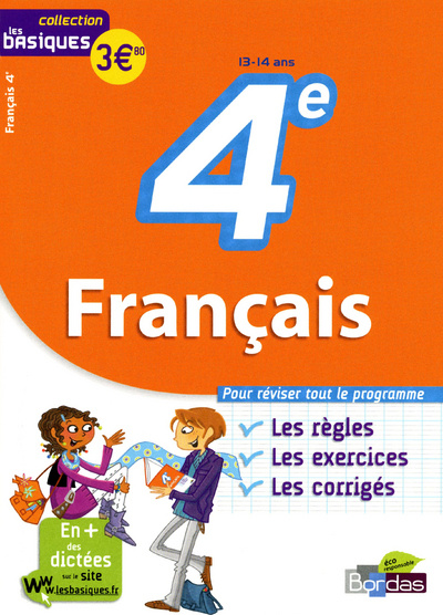 Boek LES BASIQUES - FRANCAIS 4E Françoise Nicolas