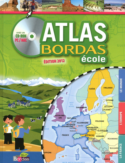 Kniha ATLAS BORDAS ECOLE + CD - GP Michel Mouton-Barrère