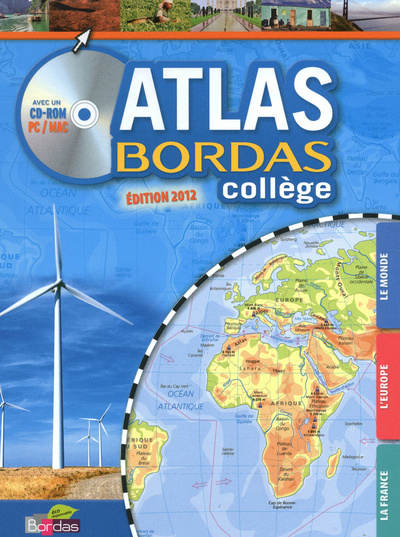 Kniha ATLAS BORDAS COLLEGE + CD - VERSION GRAND PUBLIC Michel Mouton-Barrère