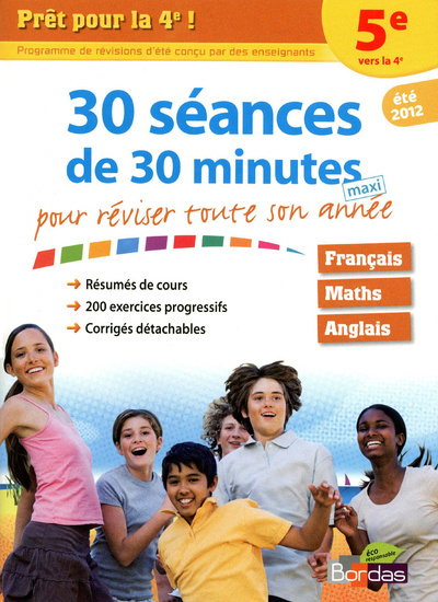 Knjiga PRET POUR LA 4E ! - 30 SEANCES DE 30 MINUTES POUR REVISER TOUT SON ANNEE 5E VERS LA 4E - ETE 2012 Antoine Lambermont