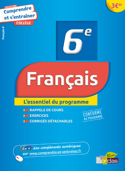 Boek COMPRENDRE ET S'ENTRAINER FRANCAIS 6E Françoise Nicolas