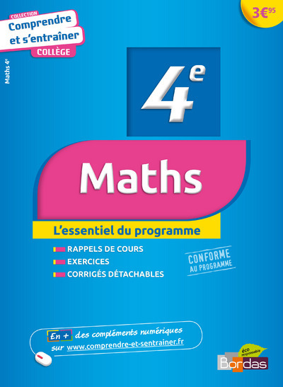 Knjiga COMPRENDRE ET S'ENTRAINER MATHS 4E 