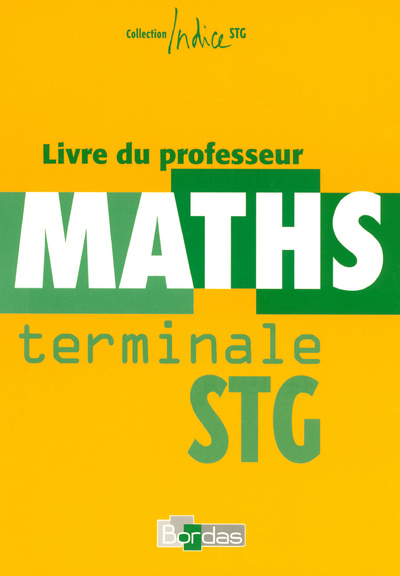 Buch INDICE MATHS TERM STG 06 PROF René Gauthier