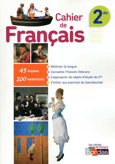 Kniha Français 2de 2015 Cahier d'exercices Julien Harang