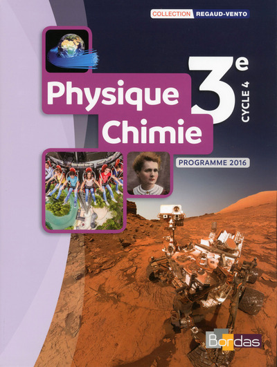Knjiga Regaud Vento Physique-Chimie 3e 2017 Manuel élève 