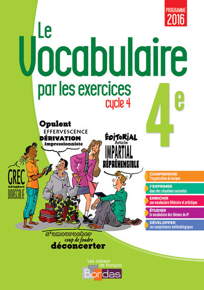 Książka Le vocabulaire par les exercices 4e 2017 Cahier d'exercices Thomas Gargallo