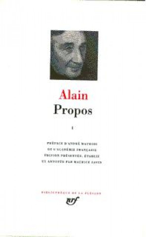 Knjiga Propos Alain