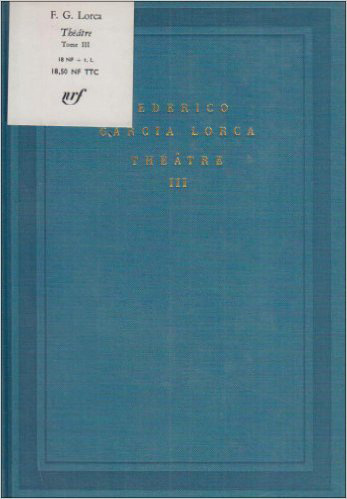 Kniha Théâtre García Lorca