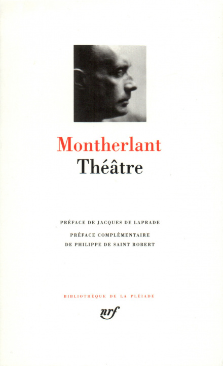 Libro Théâtre Montherlant