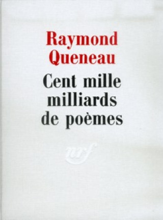 Kniha Cent mille milliards de poèmes Queneau