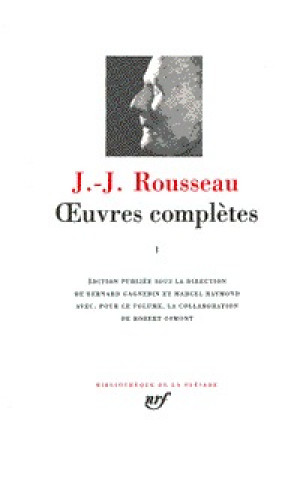 Knjiga Œuvres complètes Rousseau