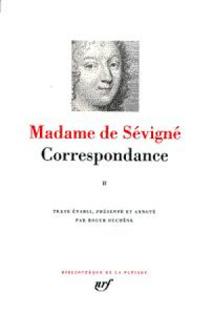 Knjiga Correspondance 2 Sévigné