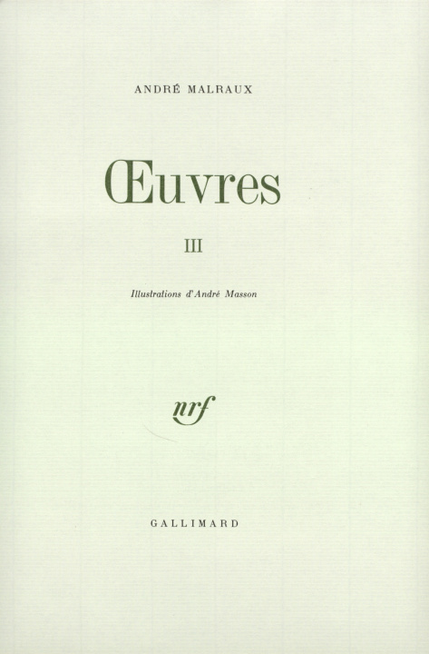 Βιβλίο Œuvres Malraux