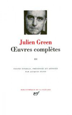 Knjiga Oeuvres completes Tome 3 Green