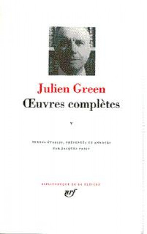 Knjiga Œuvres complètes Green