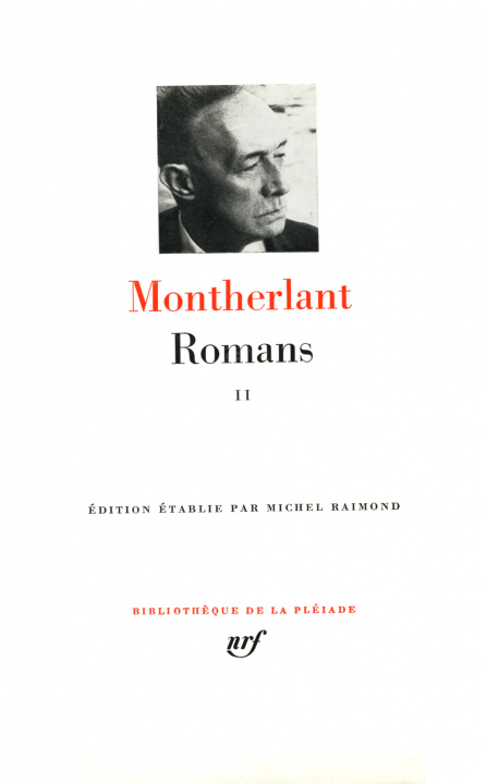 Book Romans Montherlant