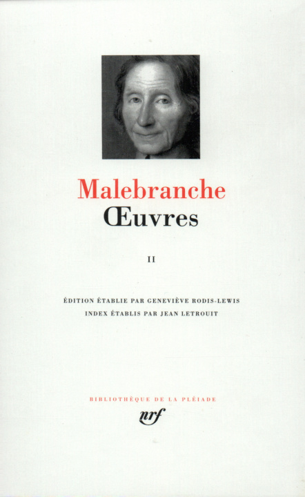 Knjiga Œuvres Malebranche