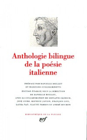 Carte Anthologie bilingue de la poésie italienne 