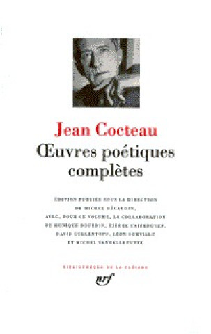 Kniha Œuvres poétiques complètes Cocteau
