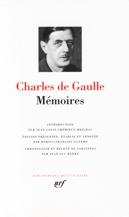 Kniha Mémoires Gaulle