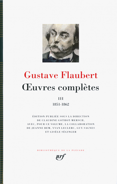 Kniha Oeuvres completes vol. 3 1851-1862 Flaubert