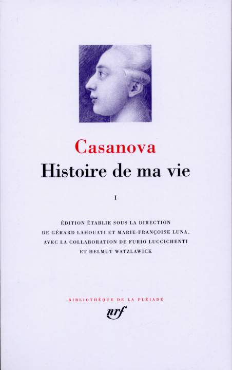 Kniha Histoire de ma vie Casanova